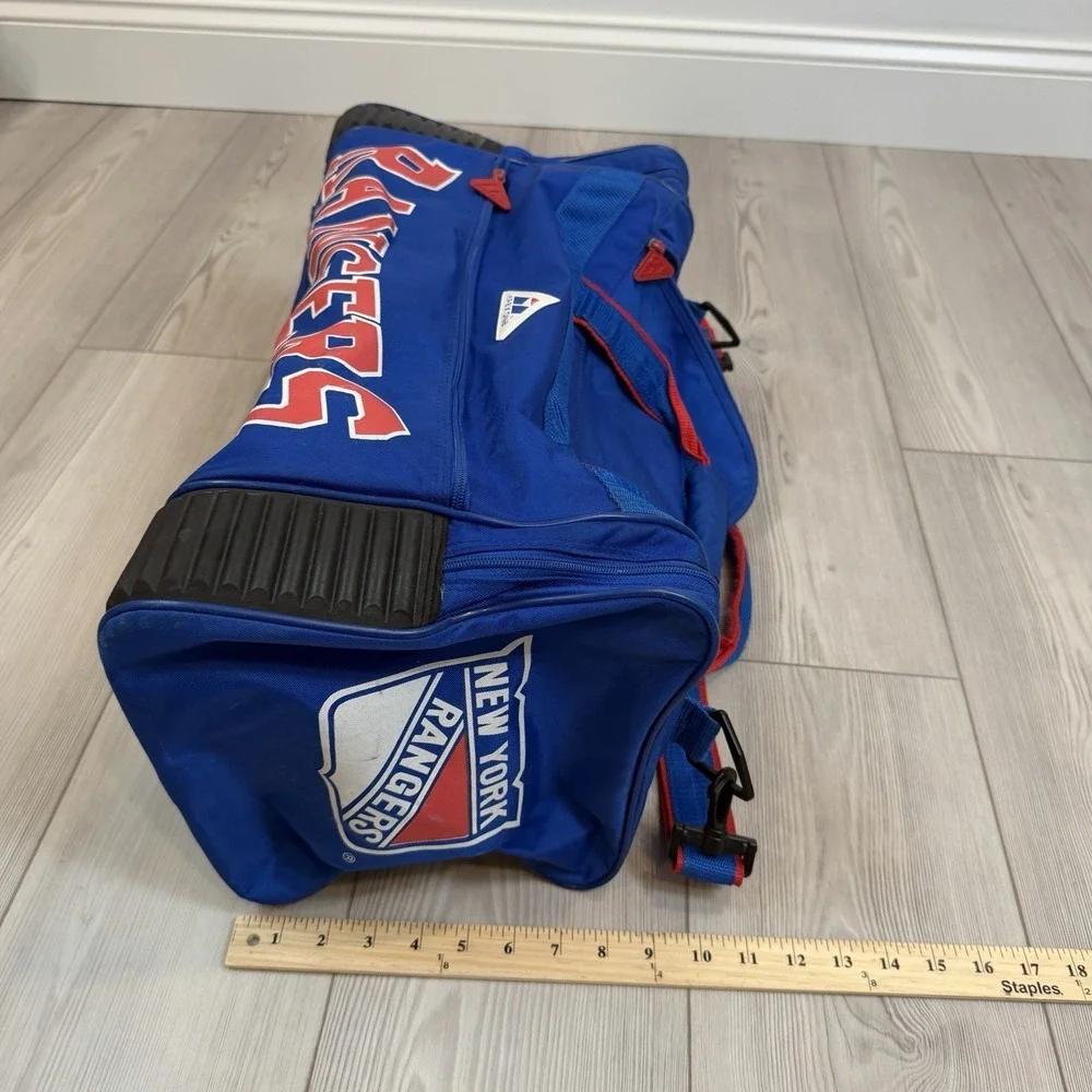 New‎ York Rangers Apex One Duffel Bag Vintage Logo NHL 90s Nylon